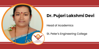 St Peter's Engineering College, Head of  Academics: Dr. Pujari Lakshmi Devi Interview